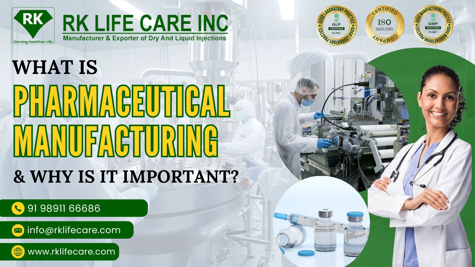 what is pharmaceutical manufacturing company